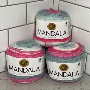 Discontinued Lion Brand Yarns Acrylic Unicorn 590 yds ea (Set of 3)